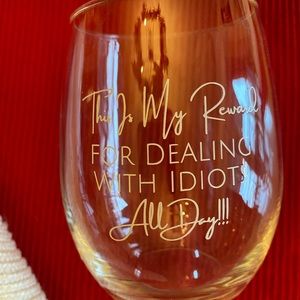 2 Wine Glasses- Funny, Joke, Friend gifts
